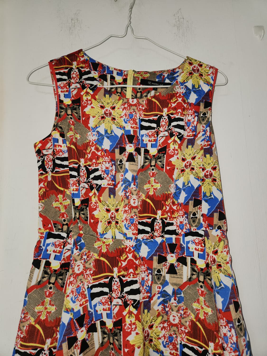 머스트비 화려한 패턴 민소매 원피스 55 상품이미지2