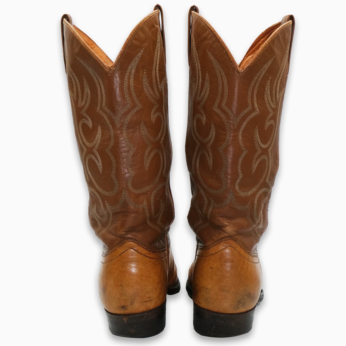 빈티지 J.Chisholm 웨스턴 레더 부츠 9D(270) BT27009 상품이미지3