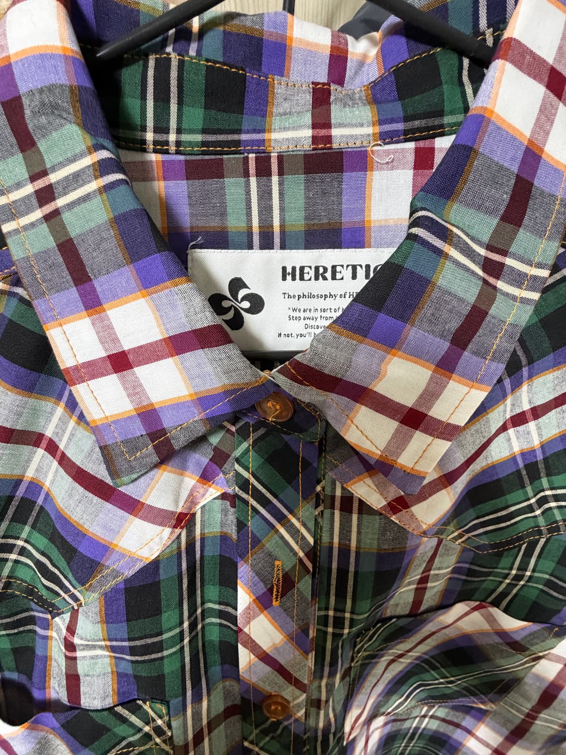 헤레틱 웨스턴 체크셔츠 상품이미지3