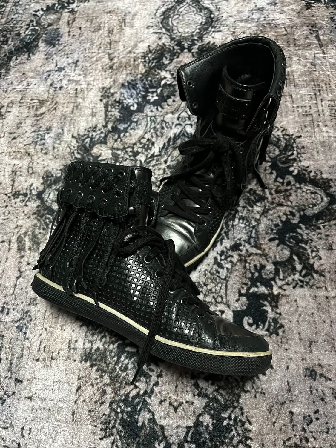 발망 Woven Tassel High-Top Sneakers 상품이미지1