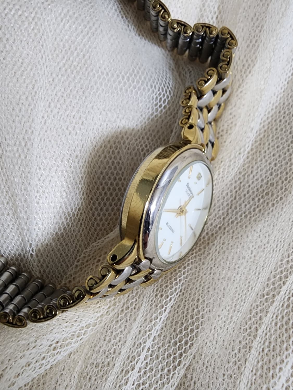 Rolens 로렌스 금장 콤비 여성 시계 상품이미지3