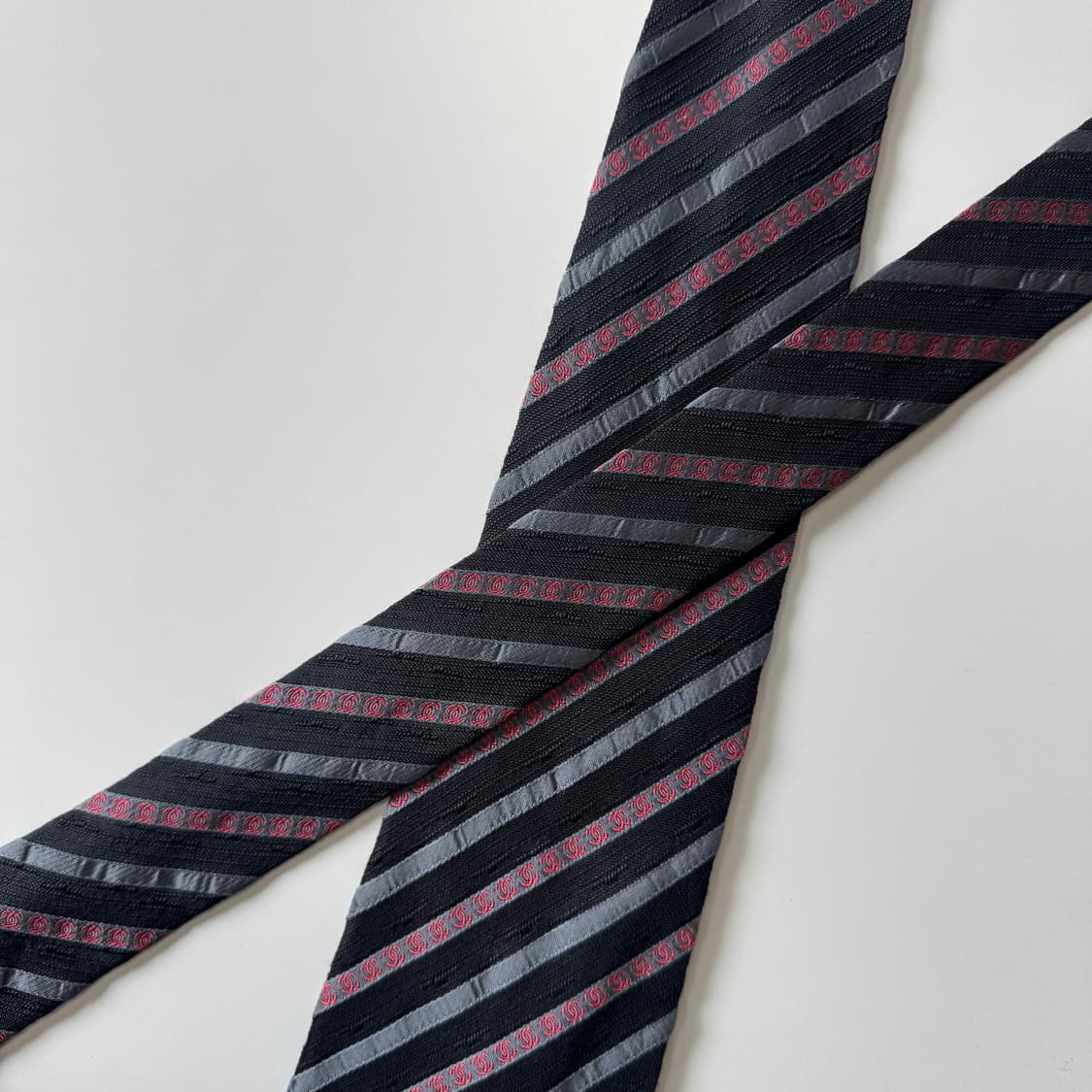 샤넬(CHANEL)모노그램 명품 정품 넥타이 상품이미지4