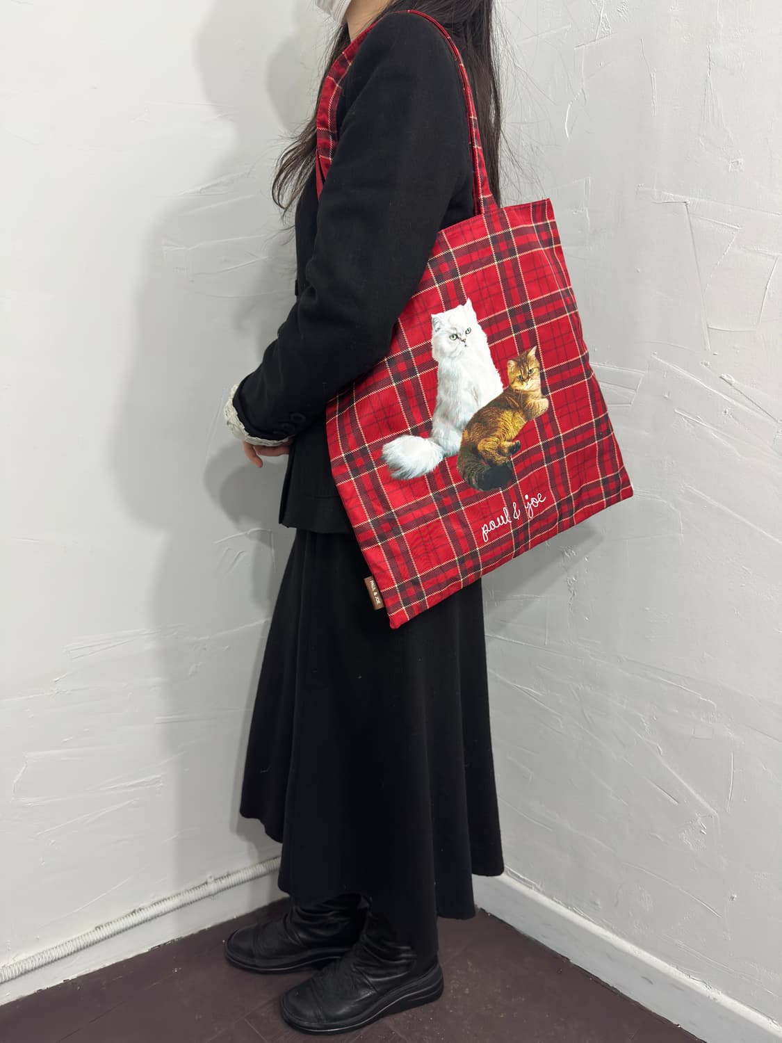 paul&joe cat check bag 상품이미지2