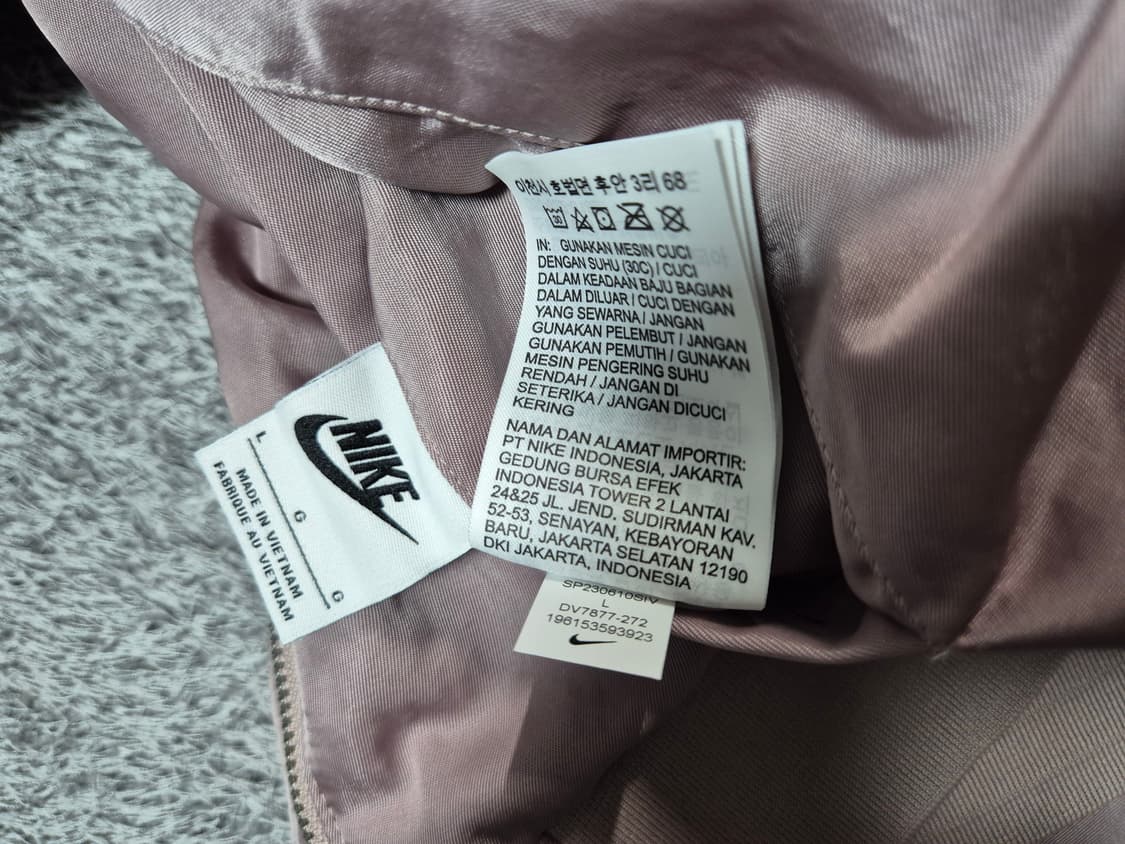 나이키 여성 바시티 리버서블 봄버자켓 L 상품이미지8