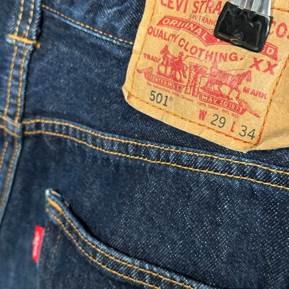리바이스 501 데님 팬츠 29 상품이미지10