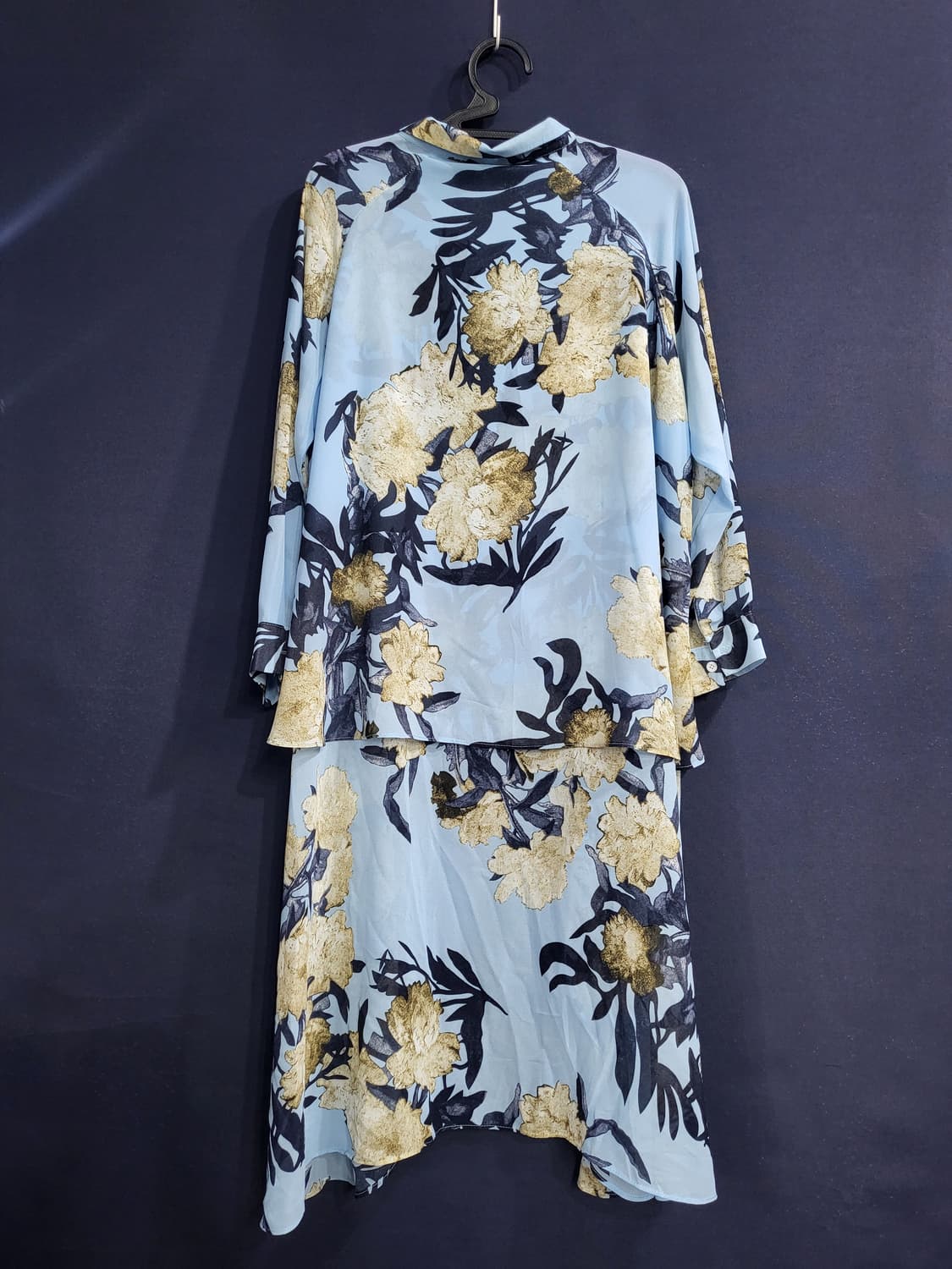 언발란스 쉬폰 롱블라우스(새상품) 상품이미지7