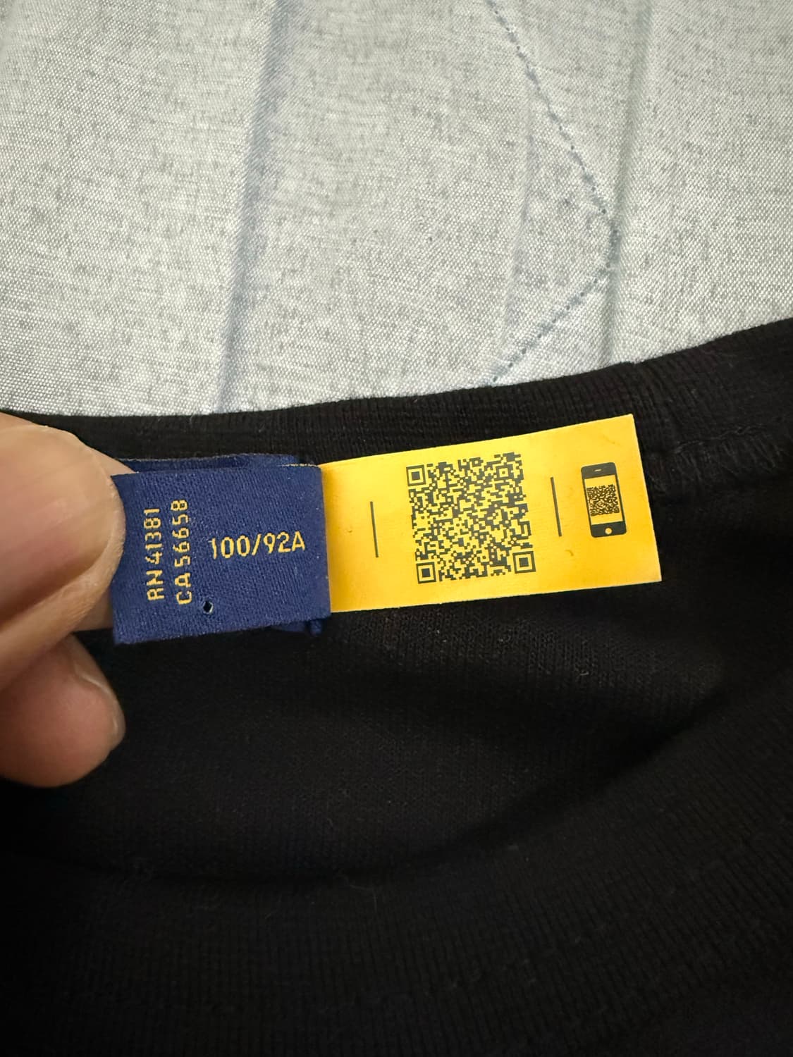 폴로 랄프로렌 블랙 긴팔 티셔츠 상품이미지5