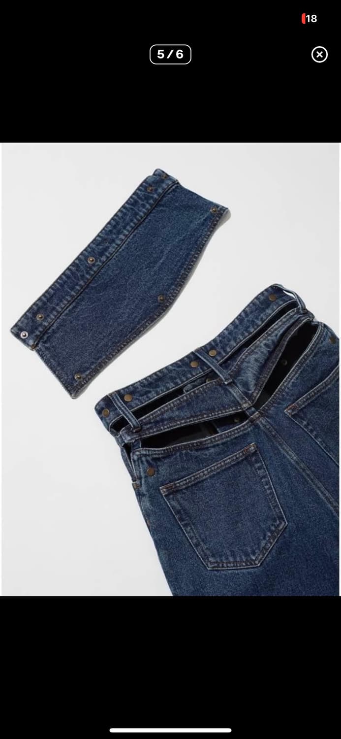 Y/project 핍쇼 진 부츠컷 상품이미지2