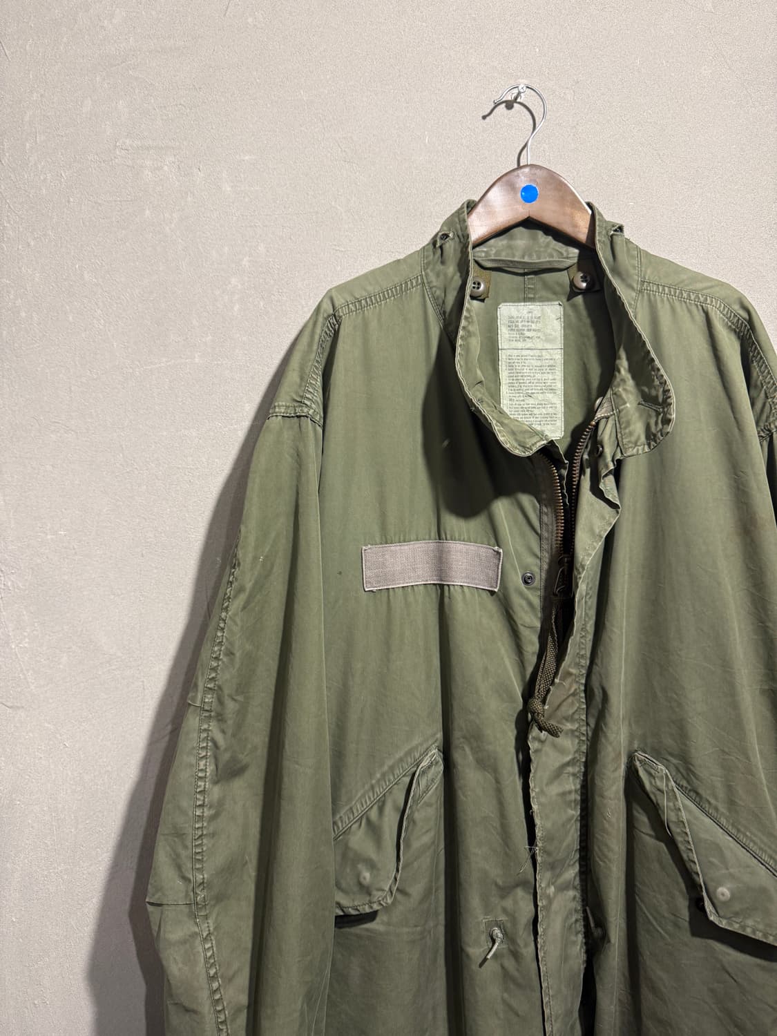 80s m-65 피쉬테일 파카 L(3XL) 상품이미지3