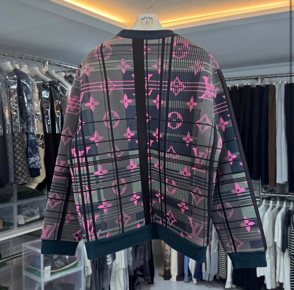 [리오브] 루이비통 모노그램 자카드 스웨터 맨투맨 상품이미지2