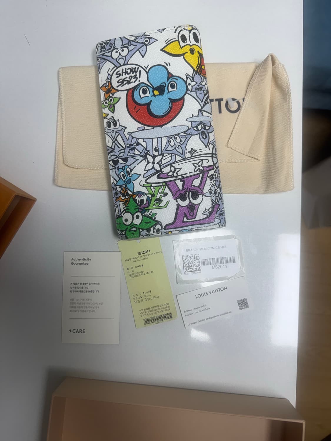 루이비통 오거나이저 장지갑 코믹스 상품이미지2