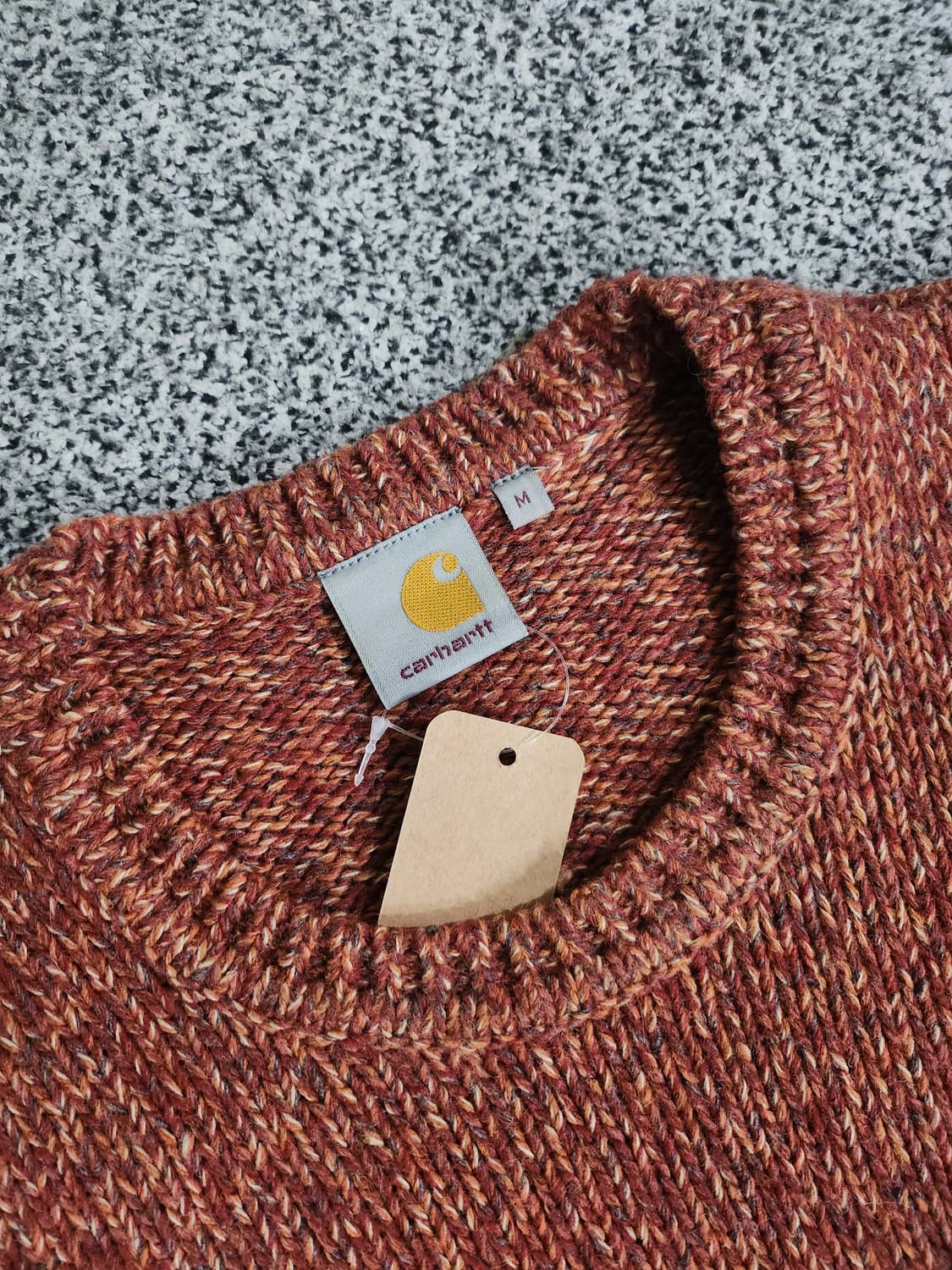 칼하트 니트 (오렌지 믹스 컬러) 상품이미지3