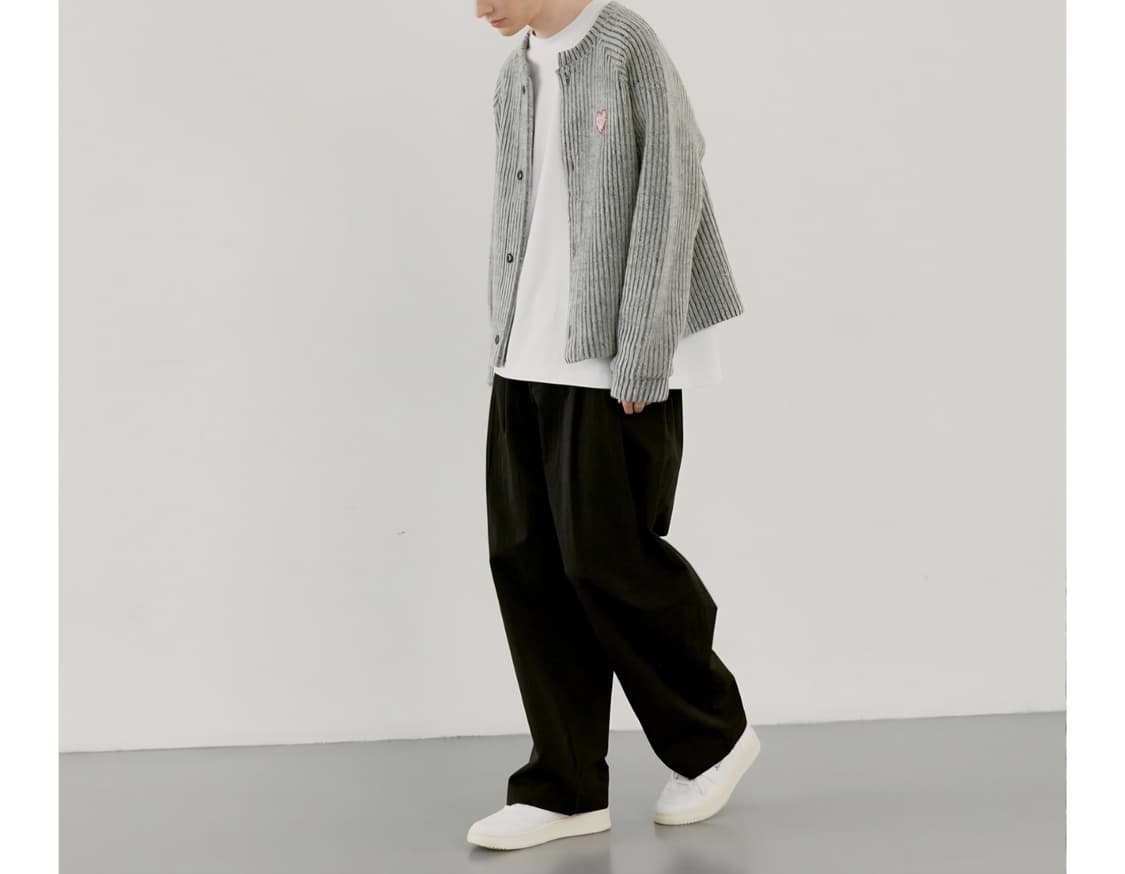 더마티 남성 하트 와펜가디건/M 상품이미지8