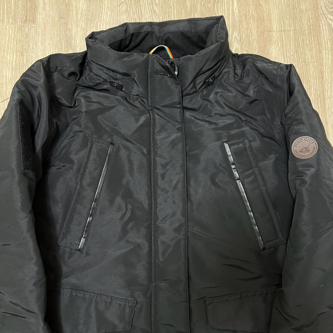 폴로 클럽 남성 덕다운 와펜 롱패딩 L/100  상품이미지2