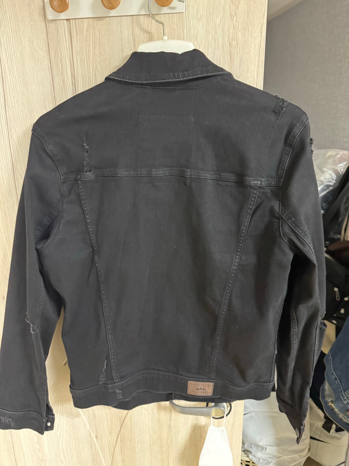 홀리스터 블랙 청자켓 L 상품이미지3