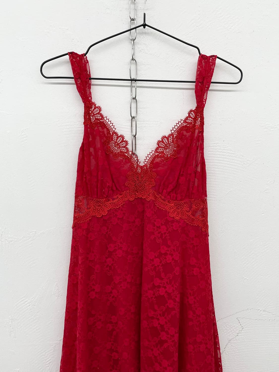 레드 레이스 슬립 상품이미지5