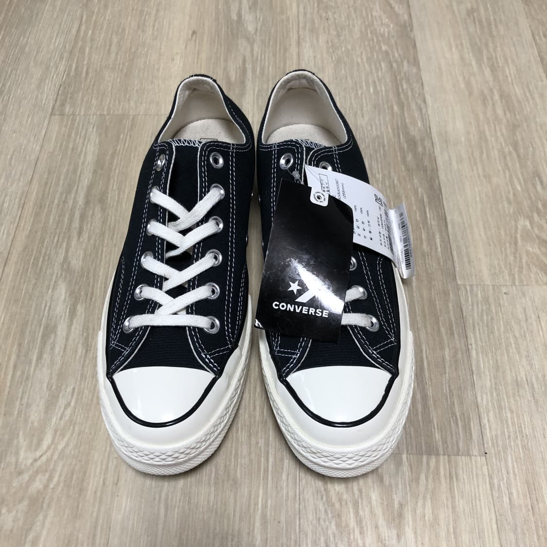 (255) 새상품 컨버스 CONVERSE 70's 척테일러 로우 블랙 상품이미지10