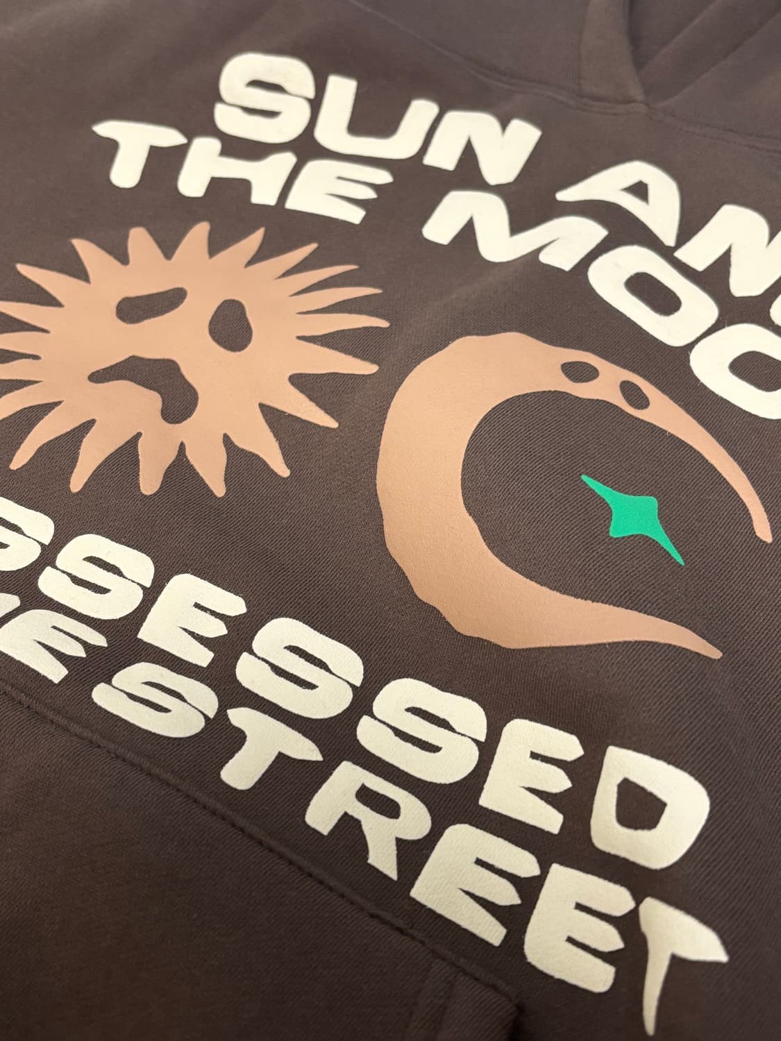 퍼츠 브라운 후드티 상품이미지1