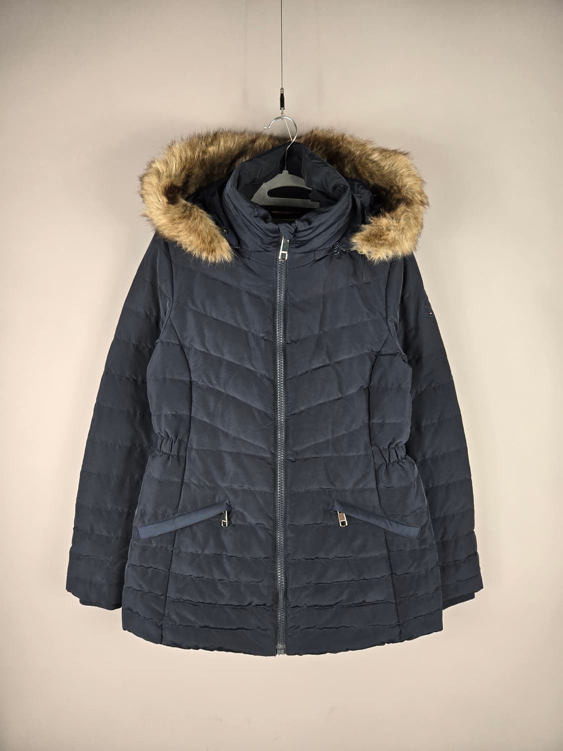 [무료배송]타미힐피거 S 여성 다운 패딩 점퍼 네이비 상품이미지1