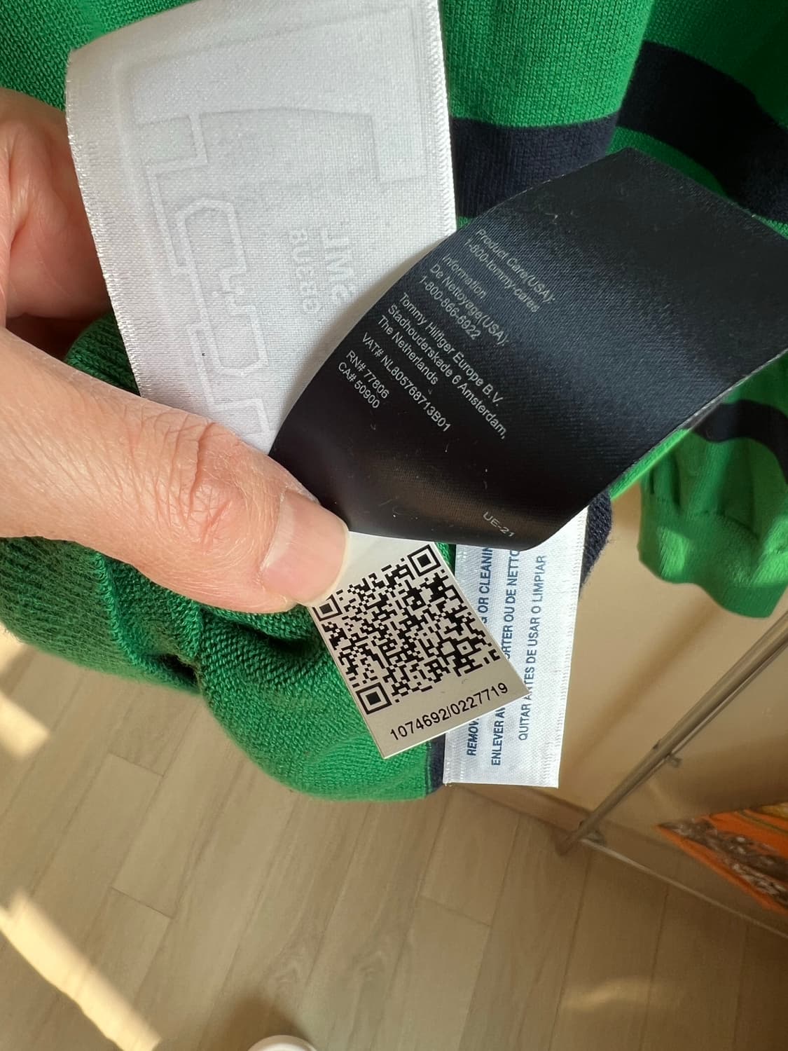 타미힐피거 그린 니트 상품이미지8