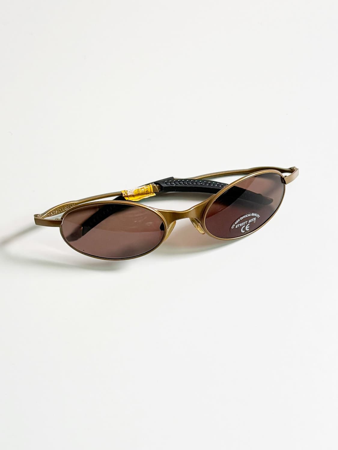 90s STREET SEEN 슬림 오벌 메탈 빈티지 선글라스 상품이미지1