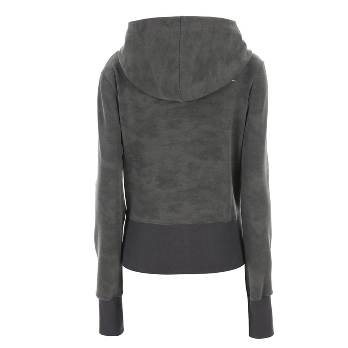 Jade High-Neck Hoodie Zip-Up (Washed Cha 상품이미지5