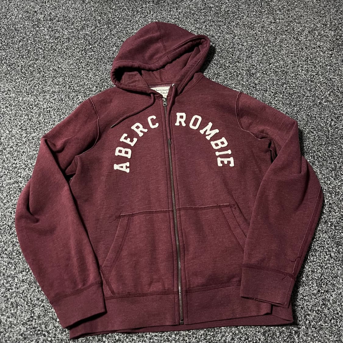 아베크롬비 후드집업 버건디 상품이미지1