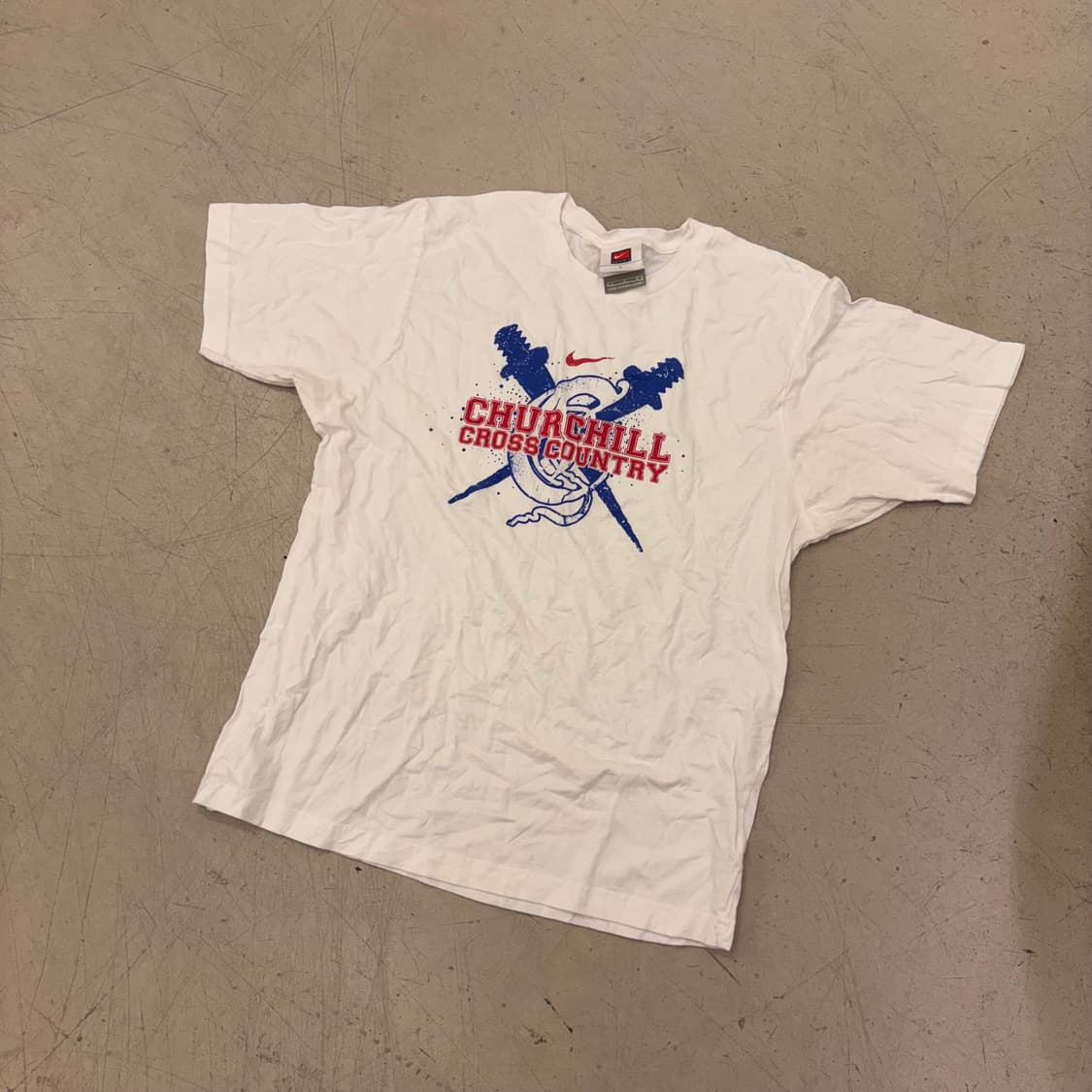 나이키 올드스쿨 처칠 빅로고 티셔츠 상품이미지1