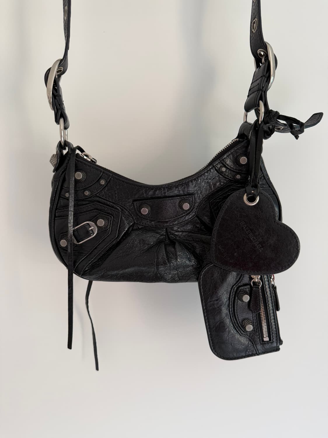 발렌시아가 르카골 xs 숄더백 블랙 상품이미지3