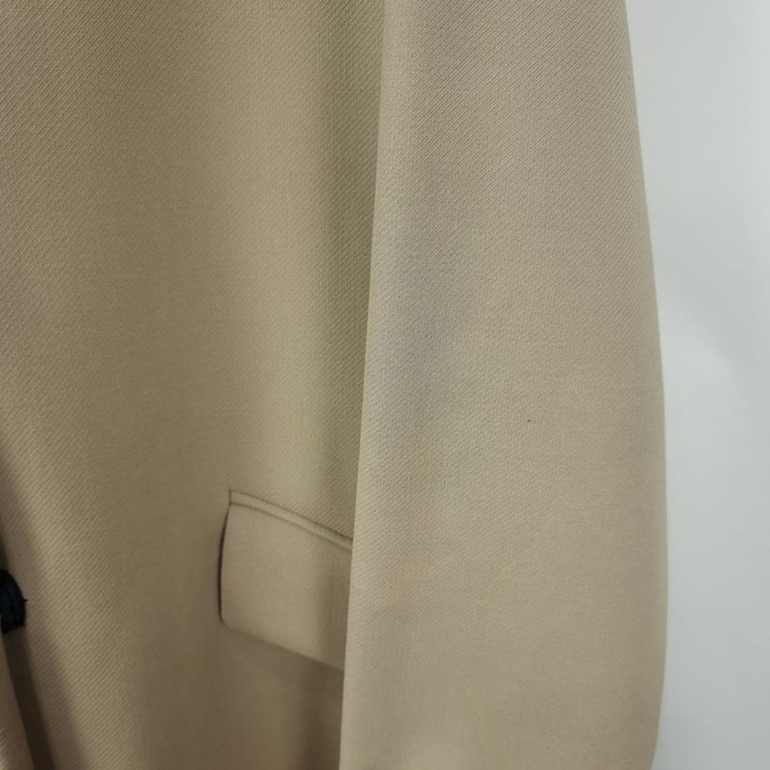 [MSGM] 히든버튼 오버사이즈 모직 롱 코트 베이지 P01564 상품이미지9