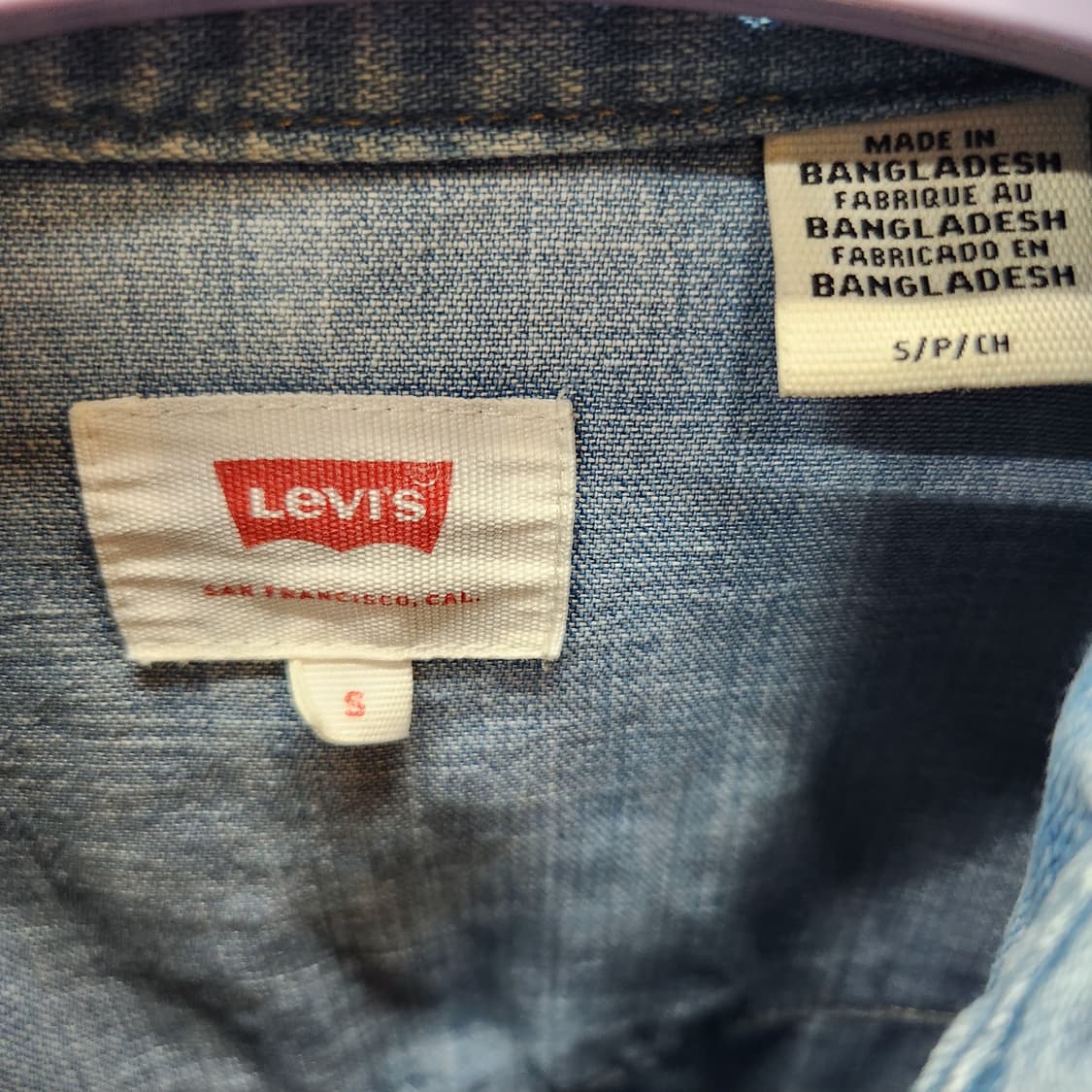 리바이스 웨스턴 데님 셔츠 S(M) 상품이미지4