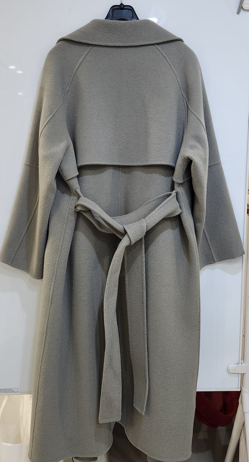 핸드메이드 울100 롱코트 구스다운내피 상품이미지2