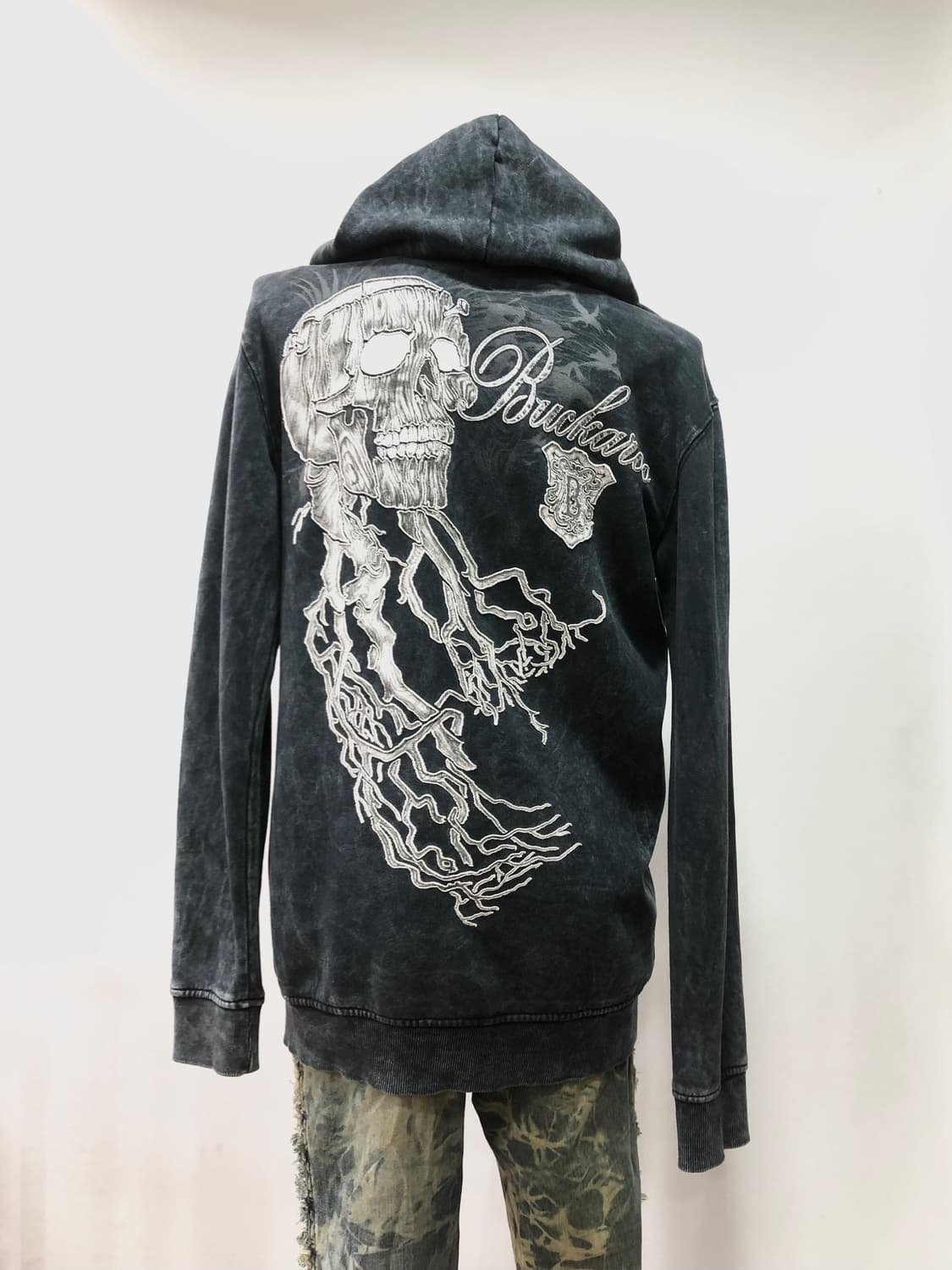 BUCKAROO skull patch hood zipup 상품이미지1