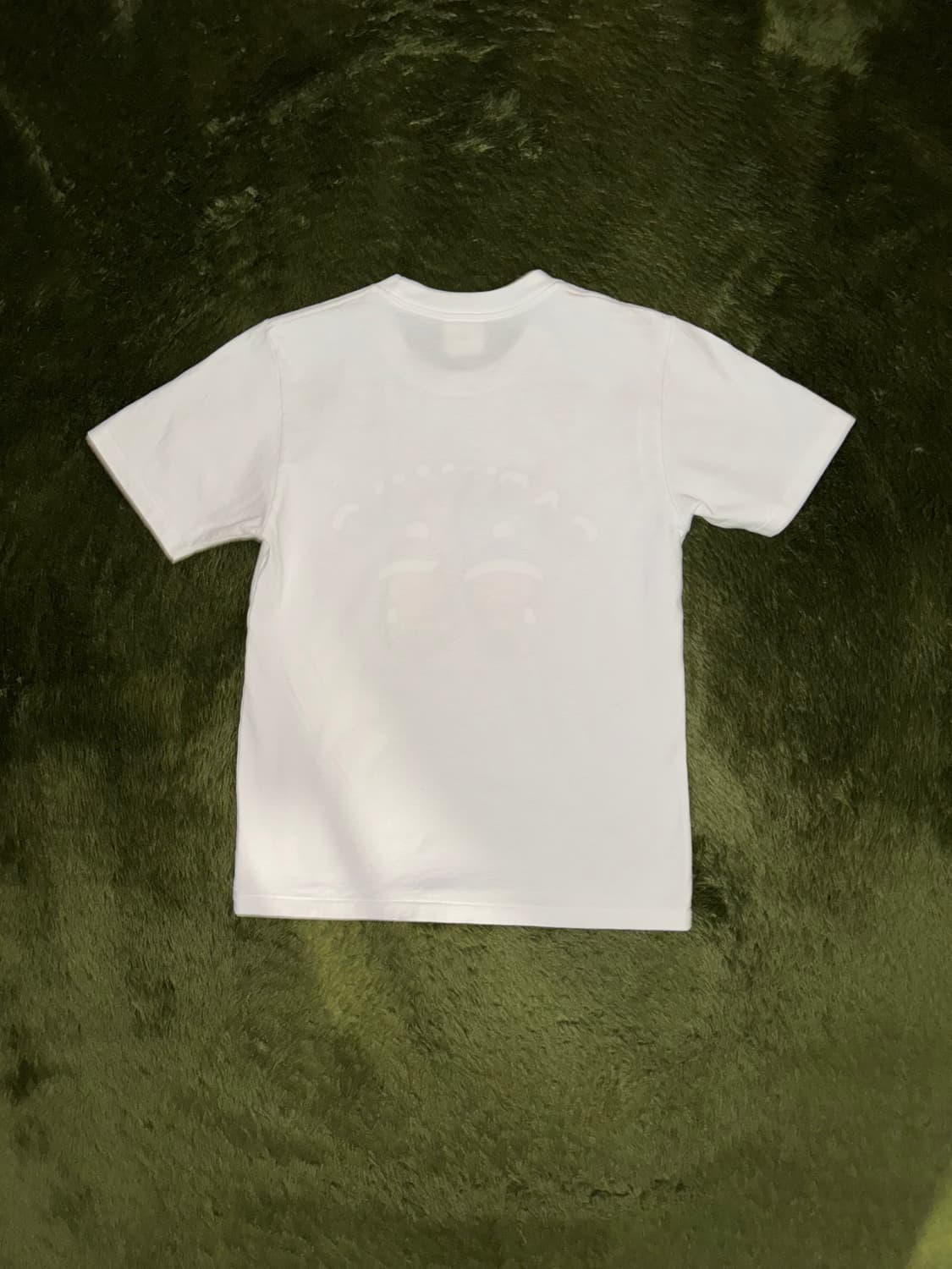 [XS] 베이프 베이비마일로 & 베이비리사 반팔 티셔츠 화이트 상품이미지8