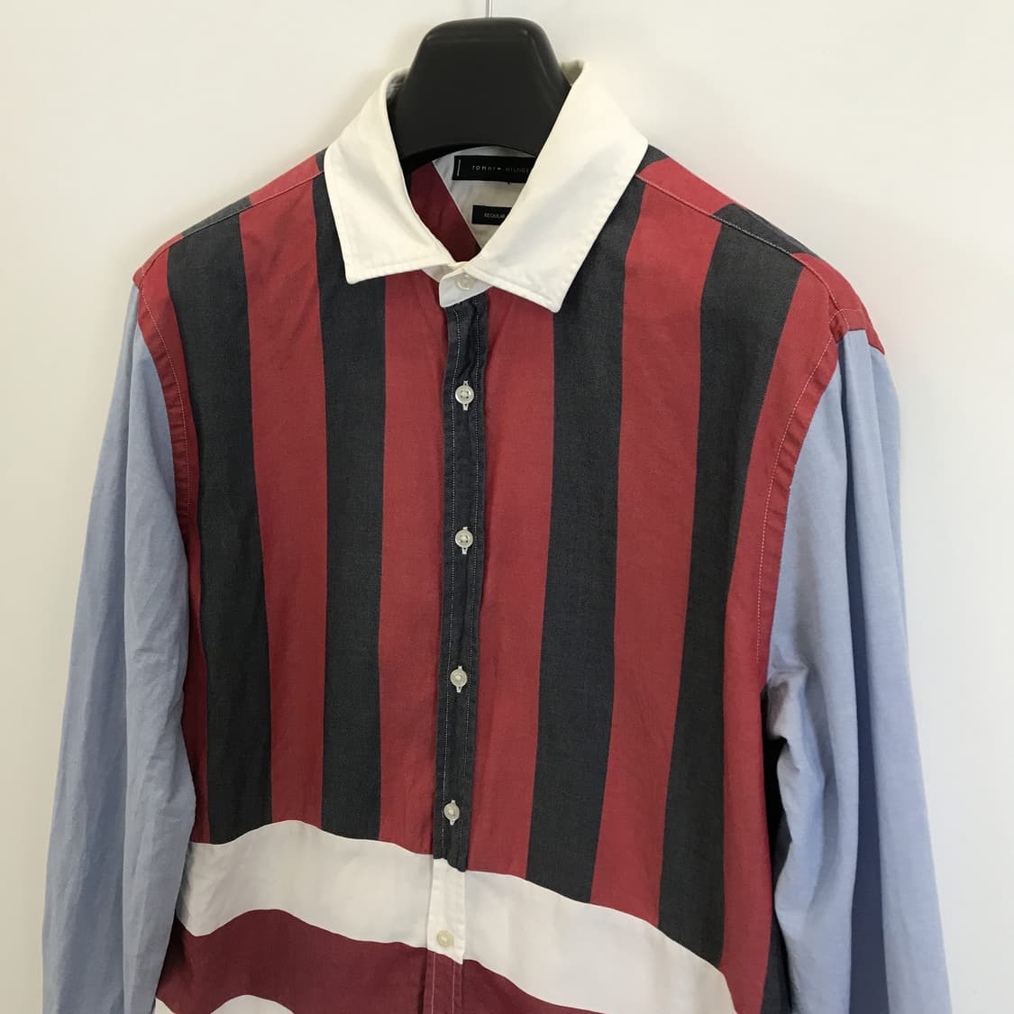 타미힐피거 스트라이프 성조기 배색셔츠 [L] 상품이미지2