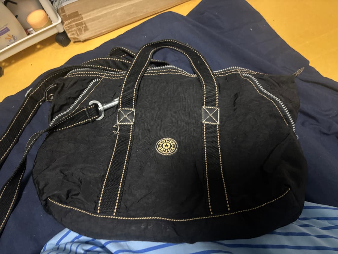 키플링 블랙 여행용 보스턴 가방 크로스백 상품이미지1