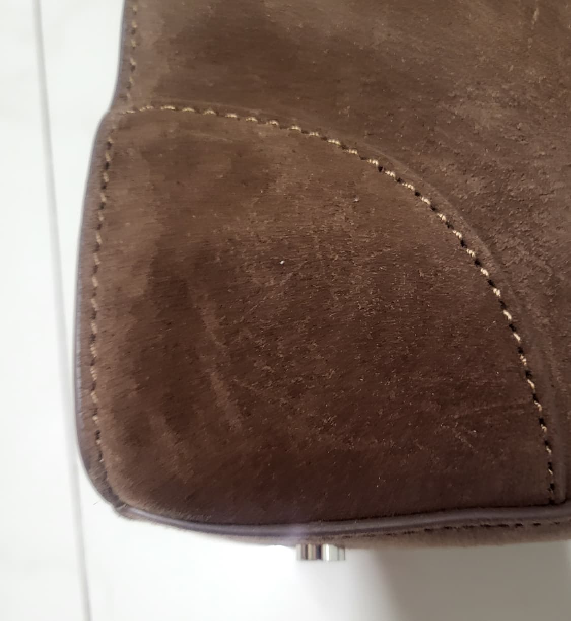 Cos 스튜디오 스몰 볼링백 브라운 스웨이드  상품이미지9