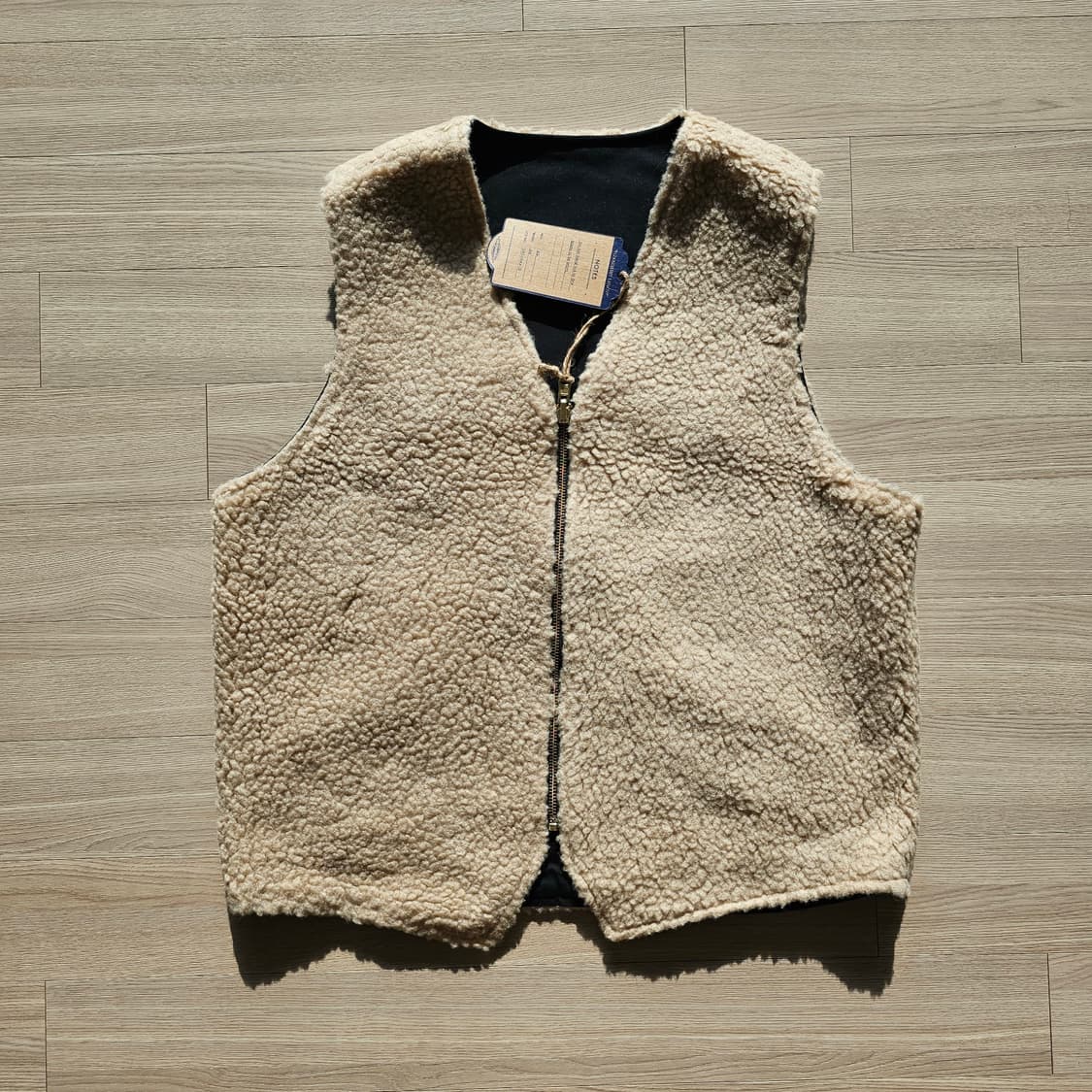 새제품) 구즈베리레이 양털 양면 조끼 베스트 아메카지 모리걸 상품이미지3