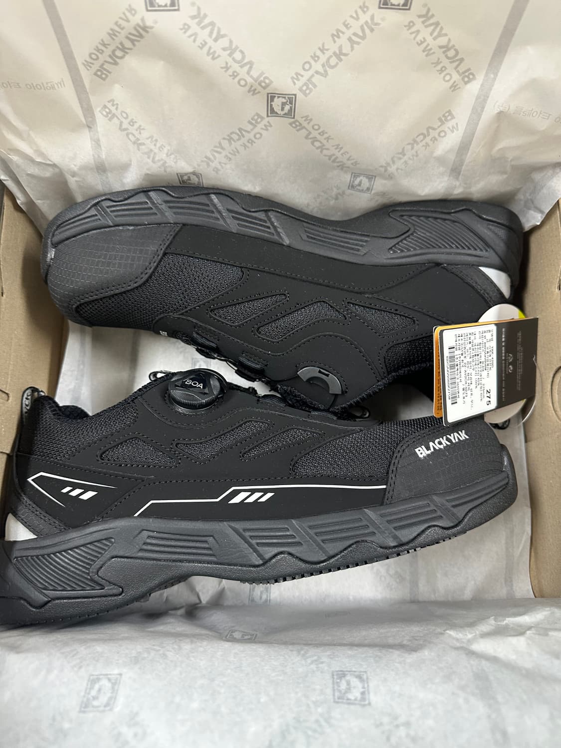 블랙야크 YAK-420D 안전화 275mm 블랙 상품이미지1