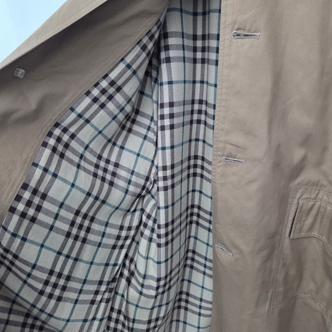 맥그리거 브라운 롱 트렌치코트 남 L 상품이미지6