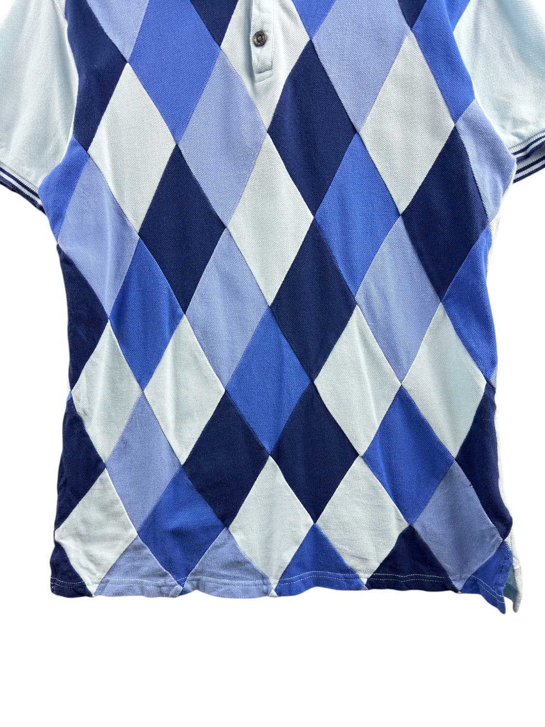 빔즈 아가일 파스텔블루 PK 슬리브1292 상품이미지5