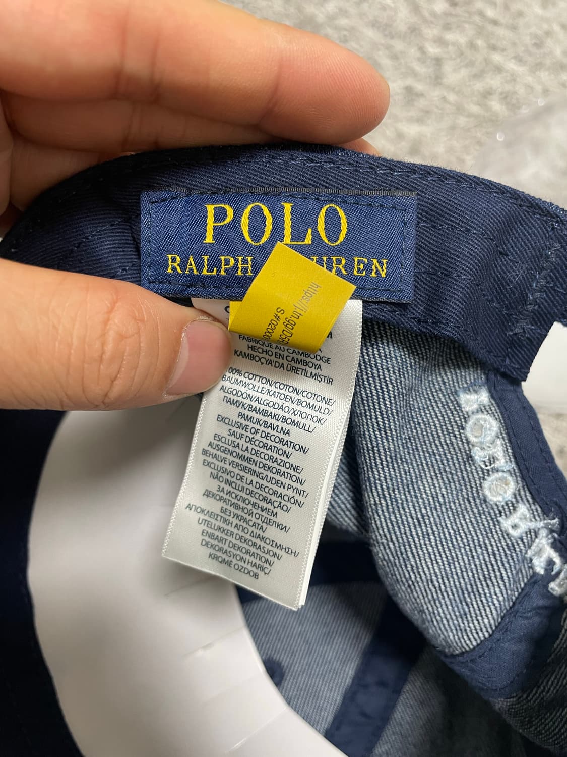 폴로Polo 폴로베어 데님 코튼 캡 Free 상품이미지5