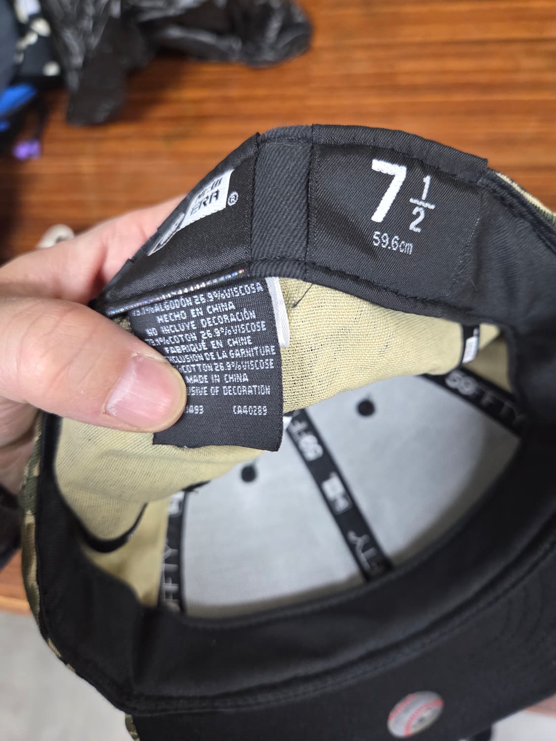 뉴에라 타이거카모 스냅백 모자 59.6 상품이미지5