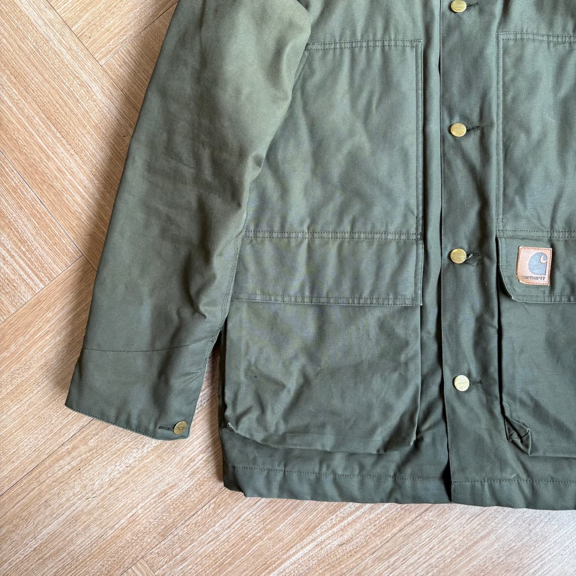 칼하트 올리브 쉘터 코트 상품이미지3