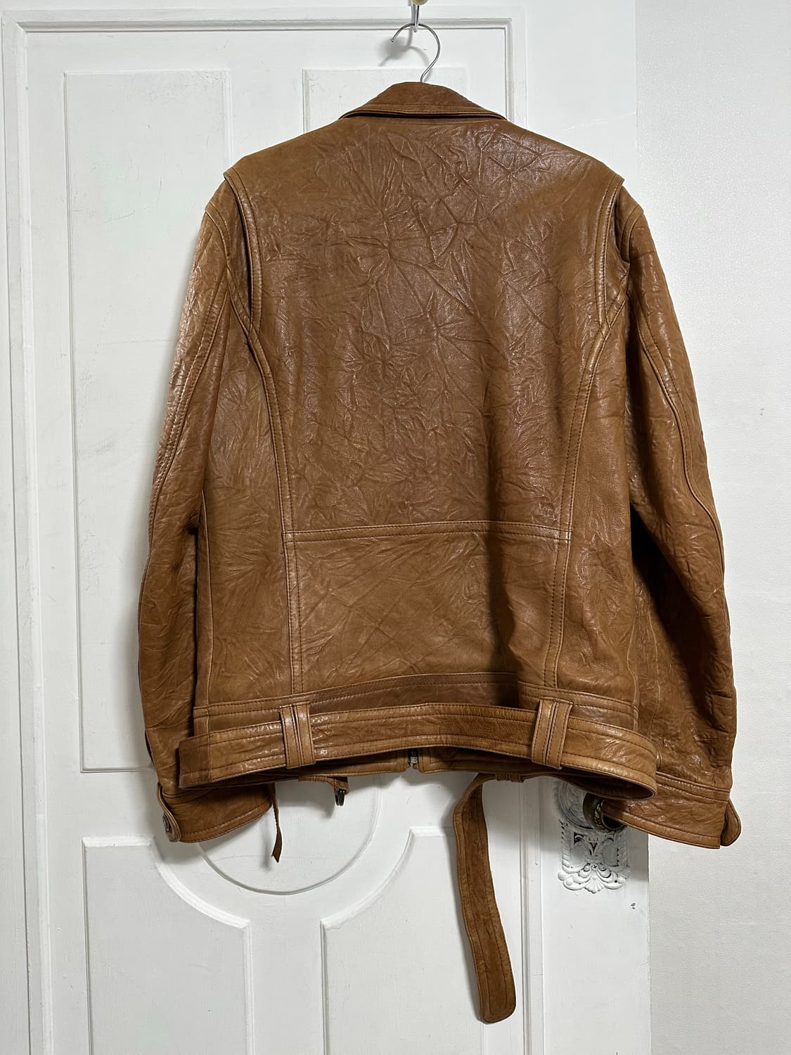 쉽스킨 디테일 싱글 라이더자켓 상품이미지2