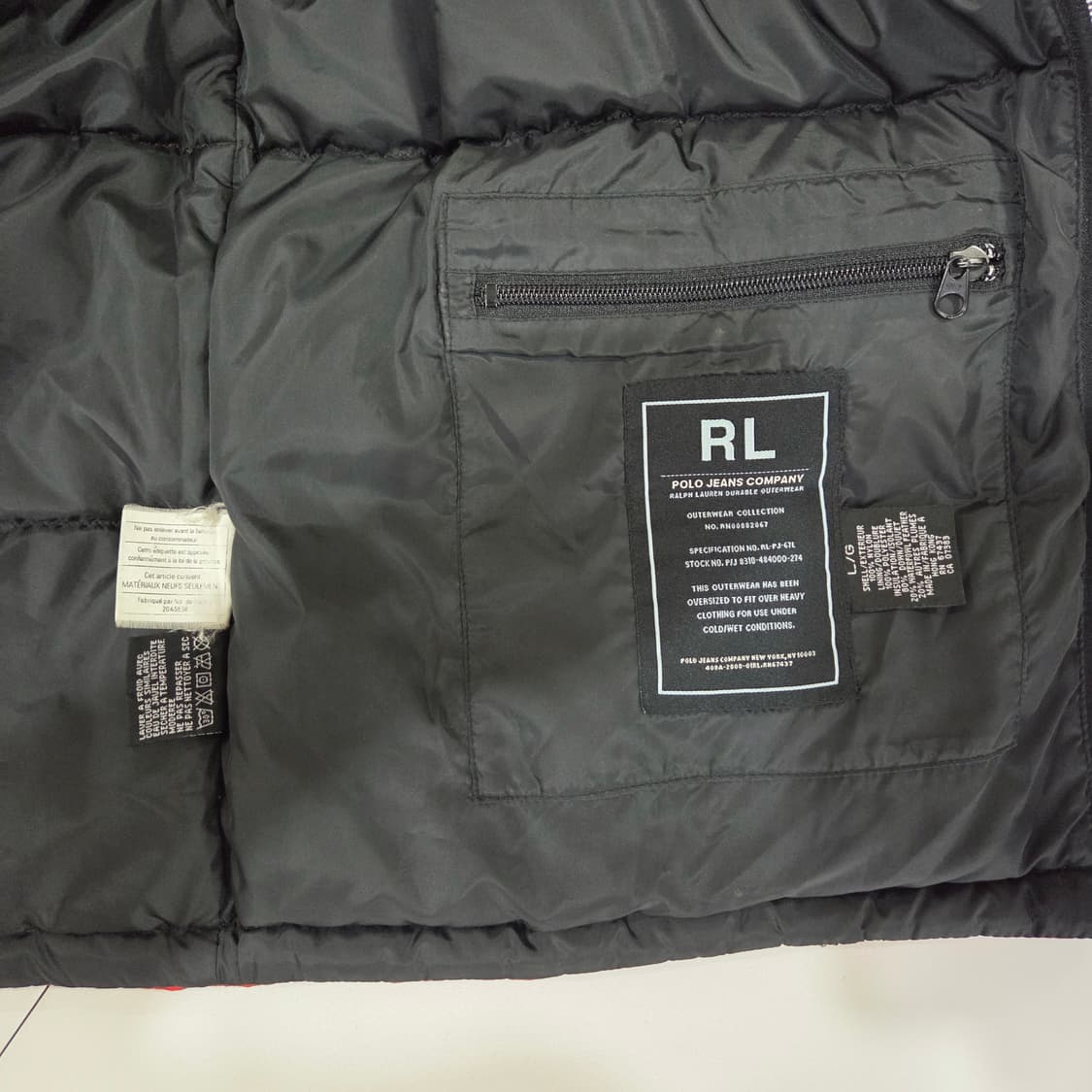 폴로랄프로렌 진스 조끼패딩 L 상품이미지6