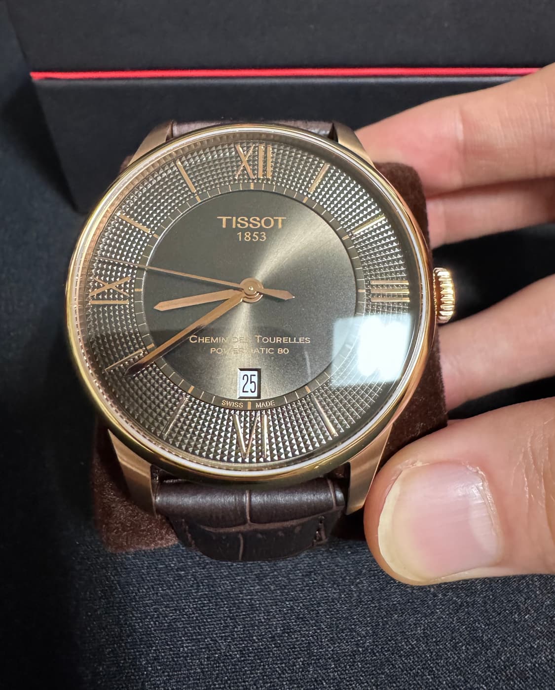 [티쏘] 슈망데뚜렐 파워매틱80 오토매틱 42mm [새상품급] 상품이미지3