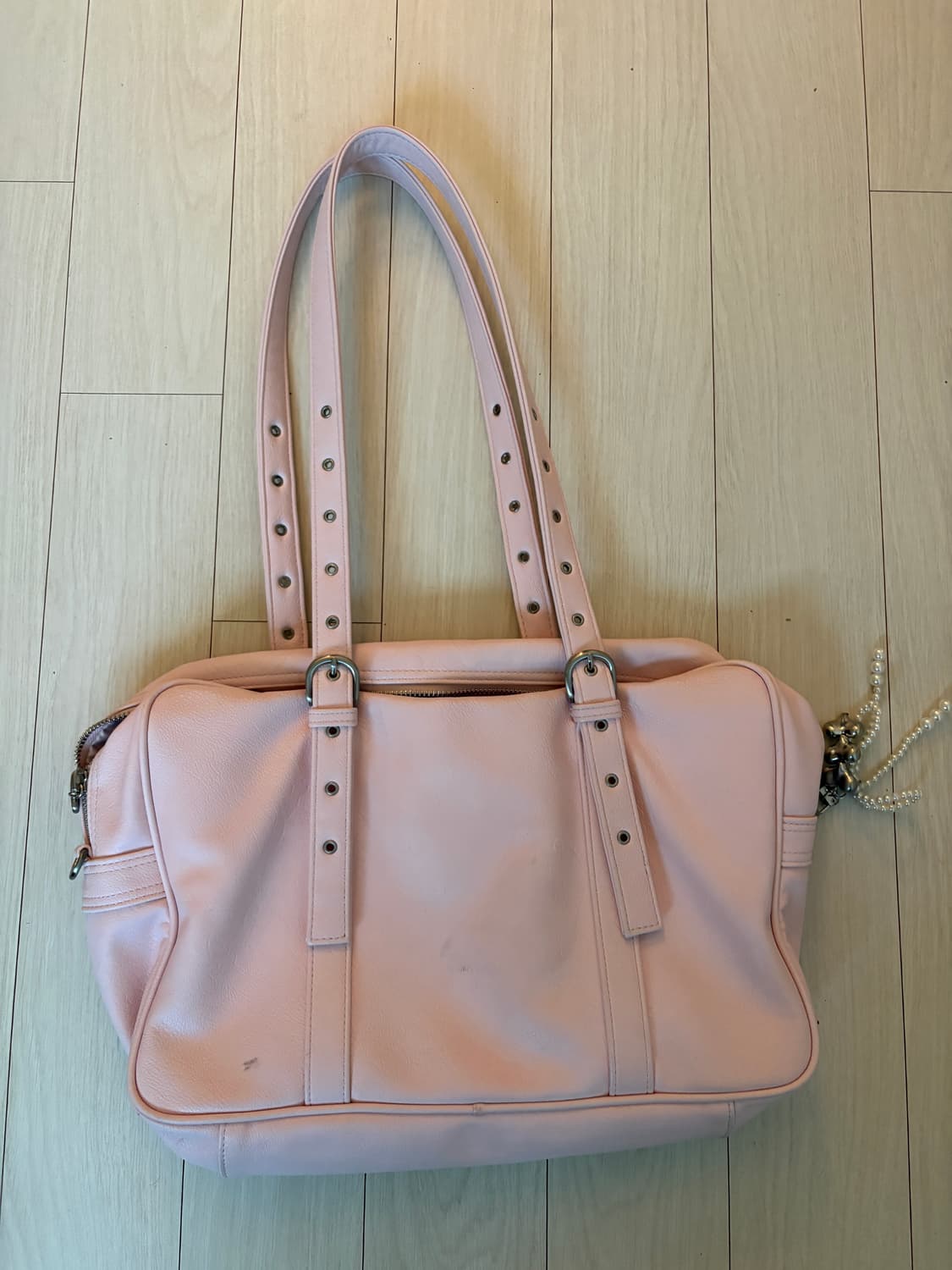 아이당클럽 핑크 스쿨백 상품이미지2