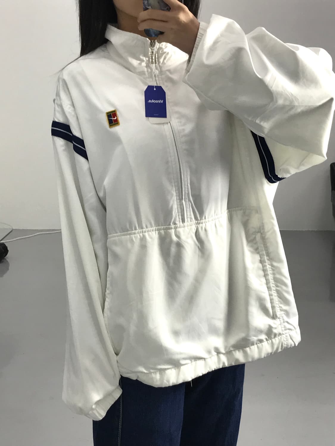 Nike 90s Half-Zip Windrunner White 상품이미지1