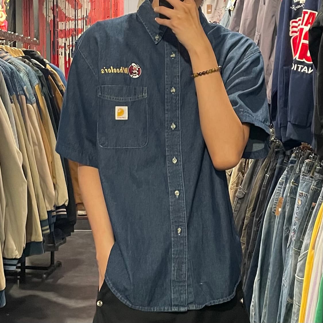 [IM] carhartt 칼하트 진청 반팔셔츠 상품이미지5